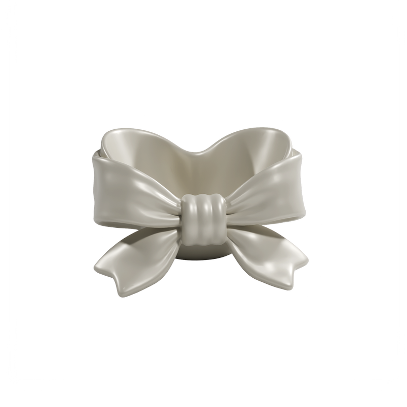 Ribbon Charm Bowl