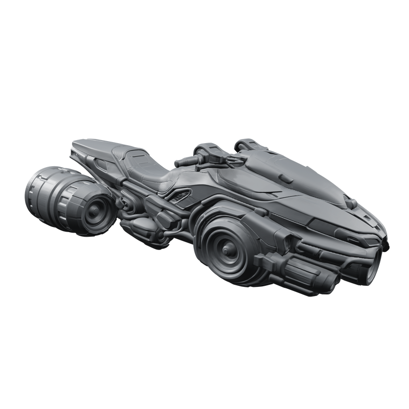 Hoverblade Sci Fi Vehicle