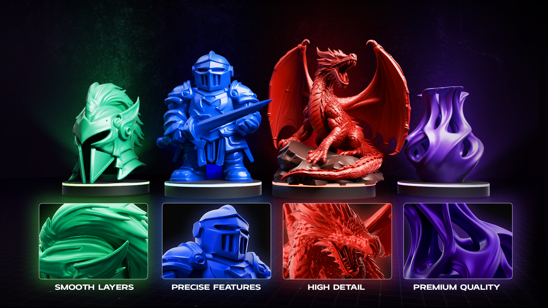 3D Printed Miniatures Showcase