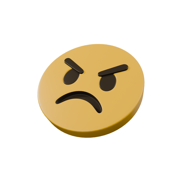 Angry Emoji Coaster