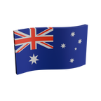 Australia Flag 3D print model