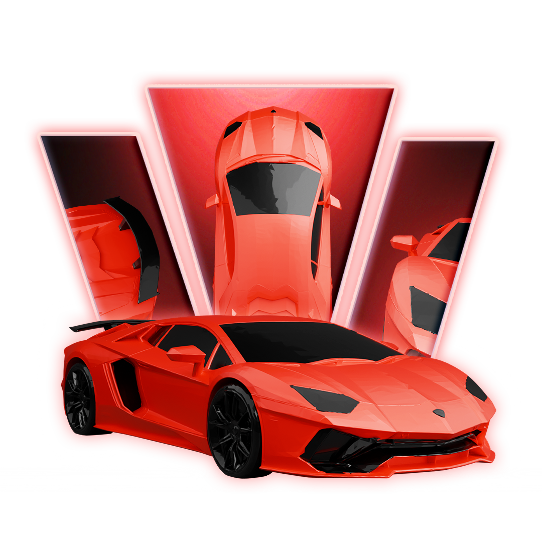Lamborghini Aventador Supercar 3D Print Model
