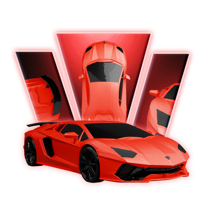Lamborghini Aventador Supercar 3D Print Model