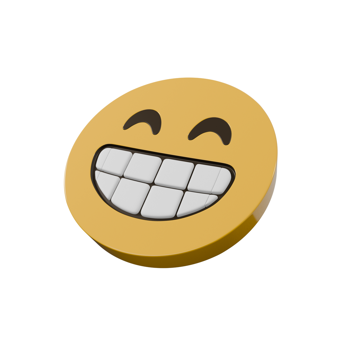 Big Grin Emoji Coaster