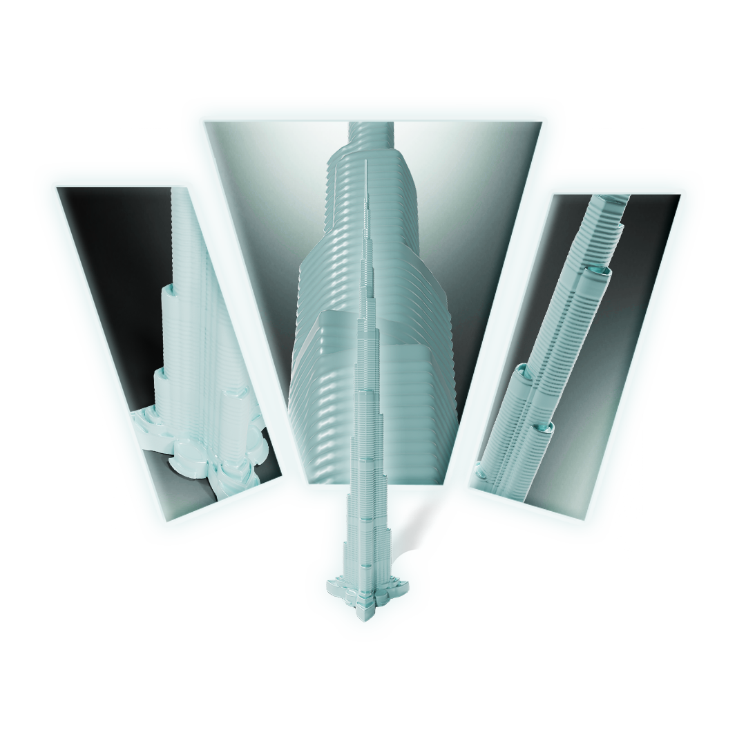 Burj Khalifa Monument 3D Print Model