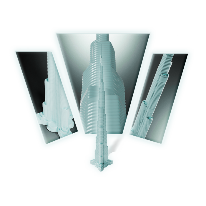 Burj Khalifa Monument 3D Print Model