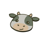 Holstein Cow Animal Coaster 3D Print Model