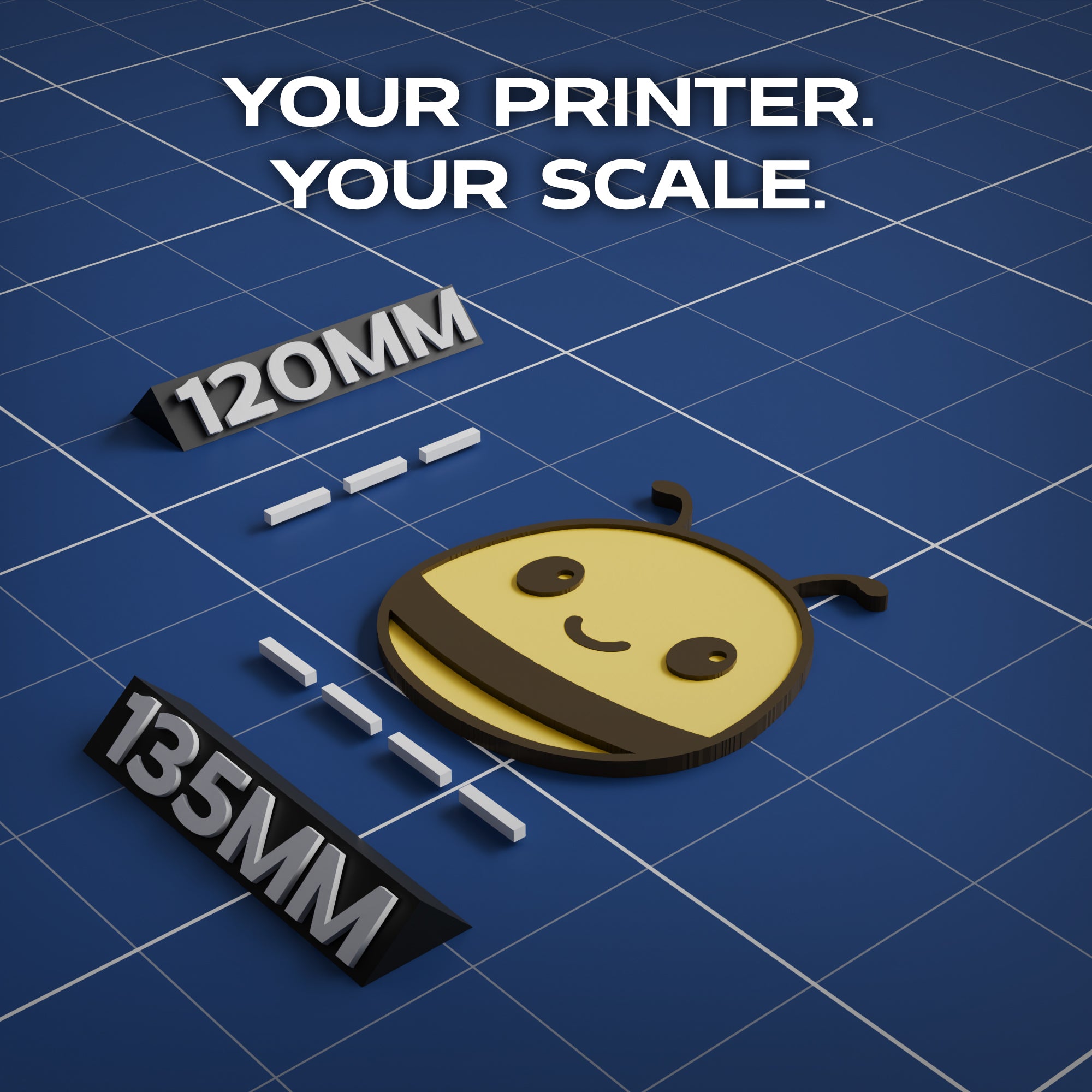 Western Honey Bee Animal Coaster 3D Print Model