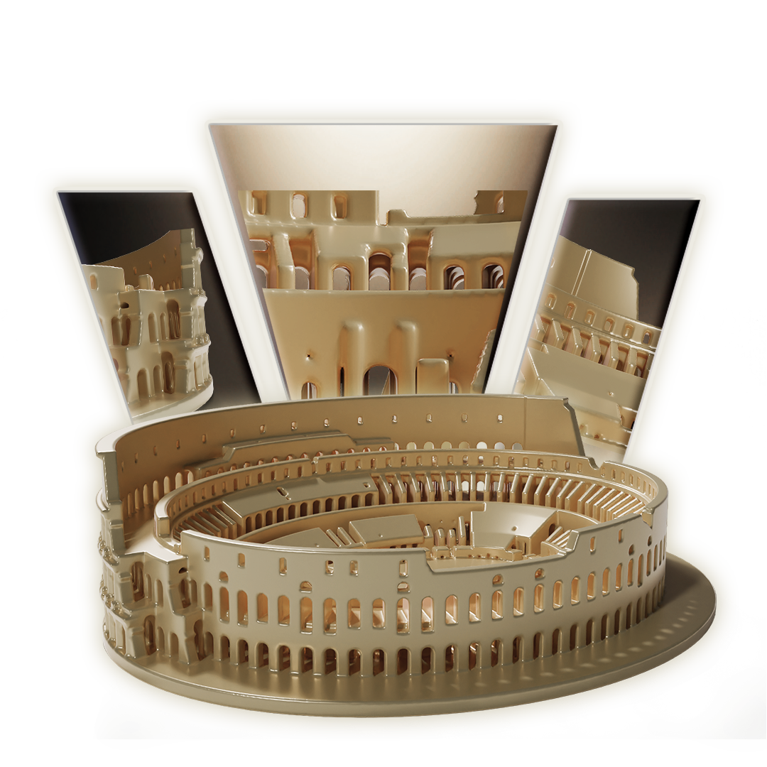 Colosseum Monument 3D Print Model