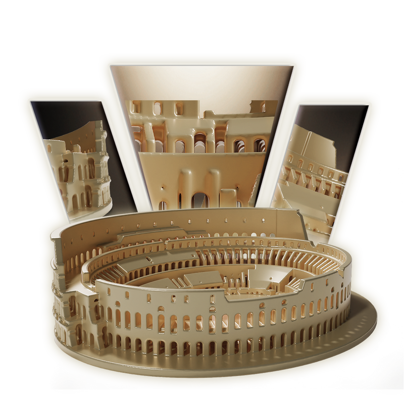 Colosseum Monument 3D Print Model