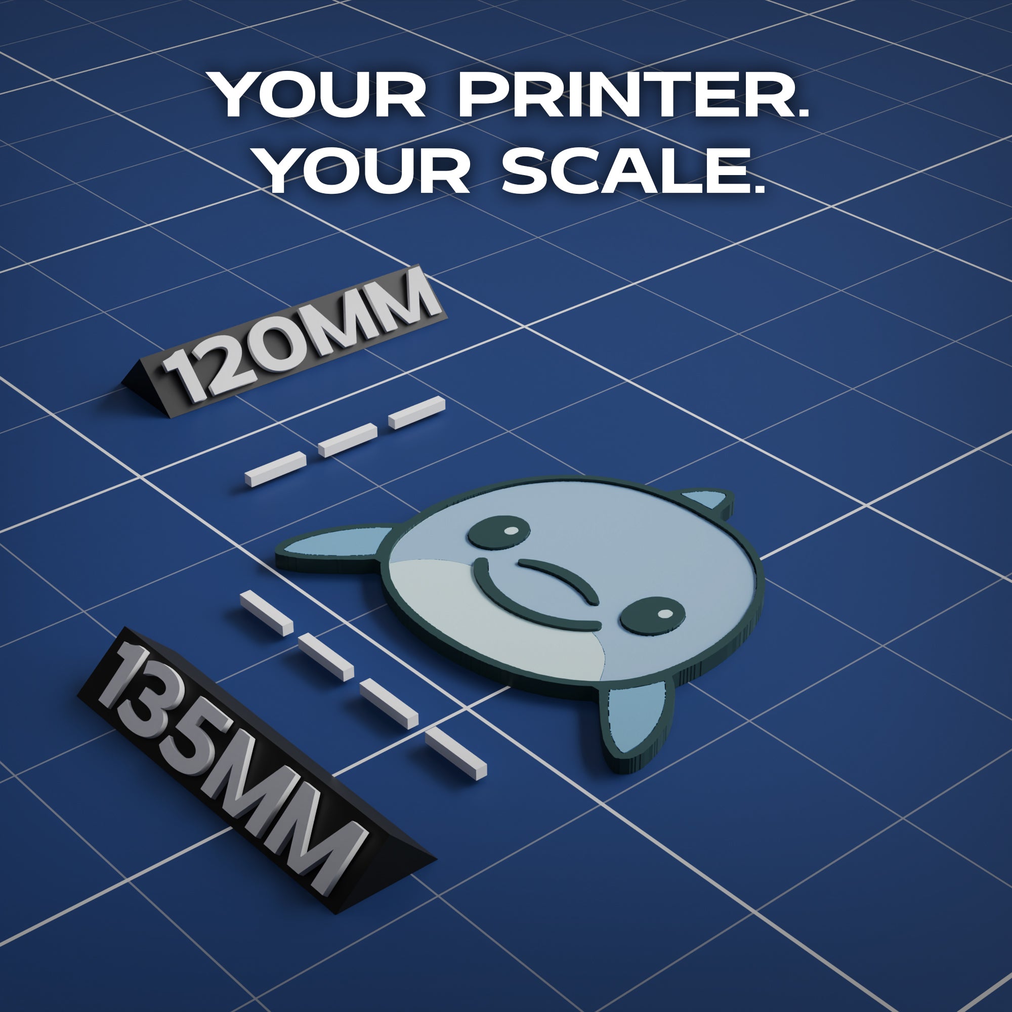 Bottlenose Dolphin Animal Coaster 3D Print Model