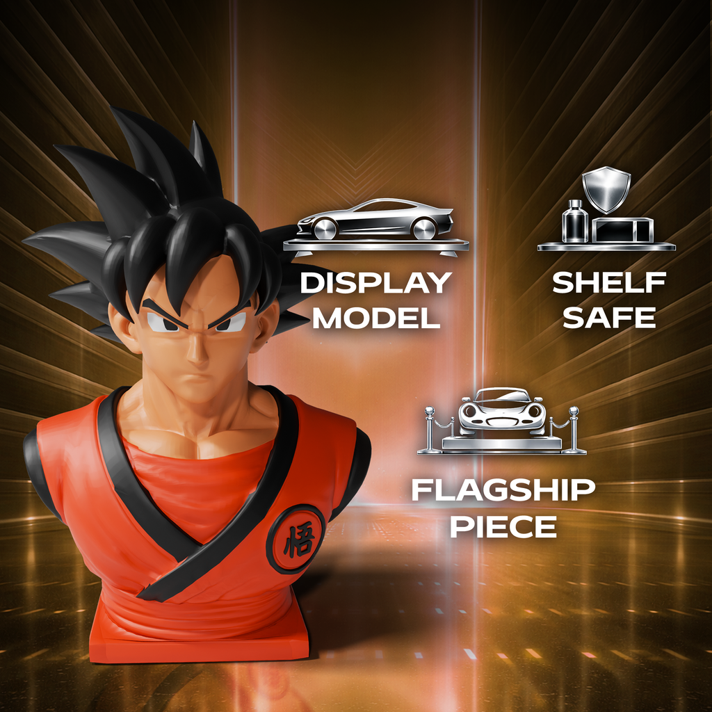 Goku Bust Dragon Ball 3D Print Model
