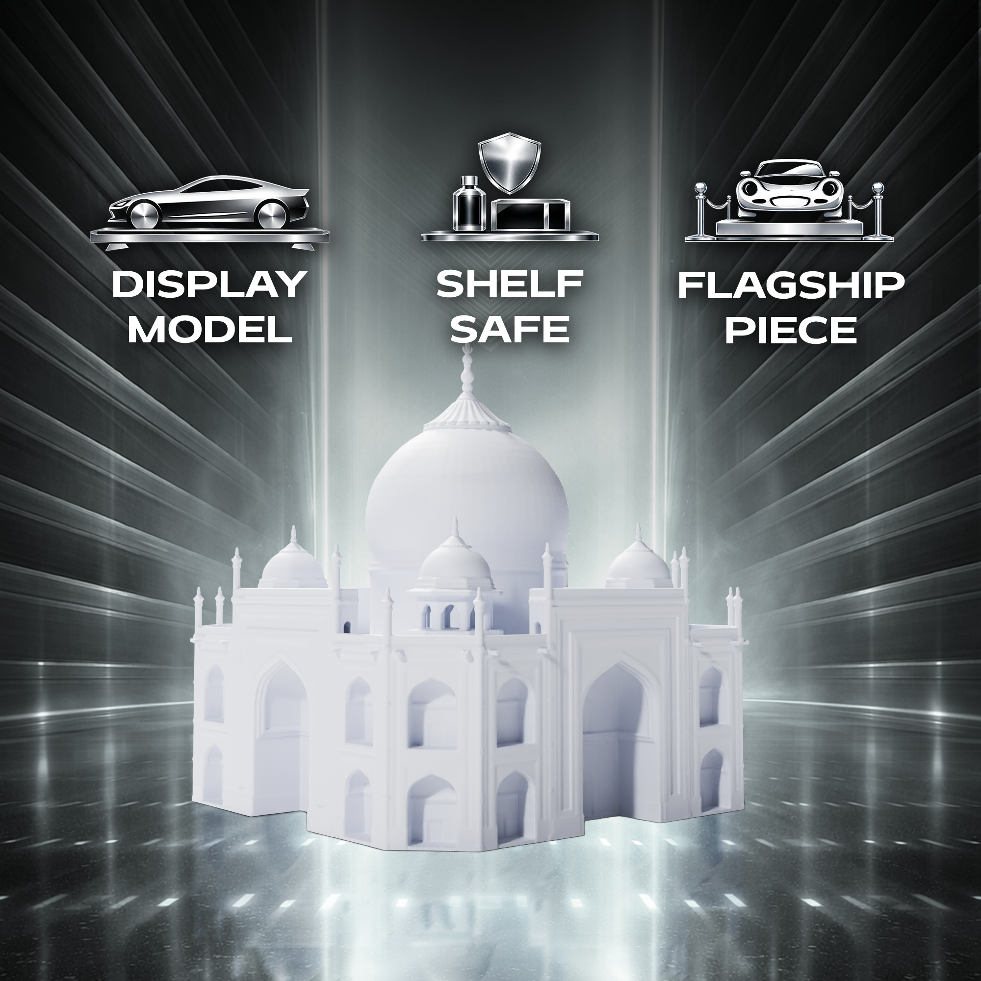 Taj Mahal Monument 3D Print Model