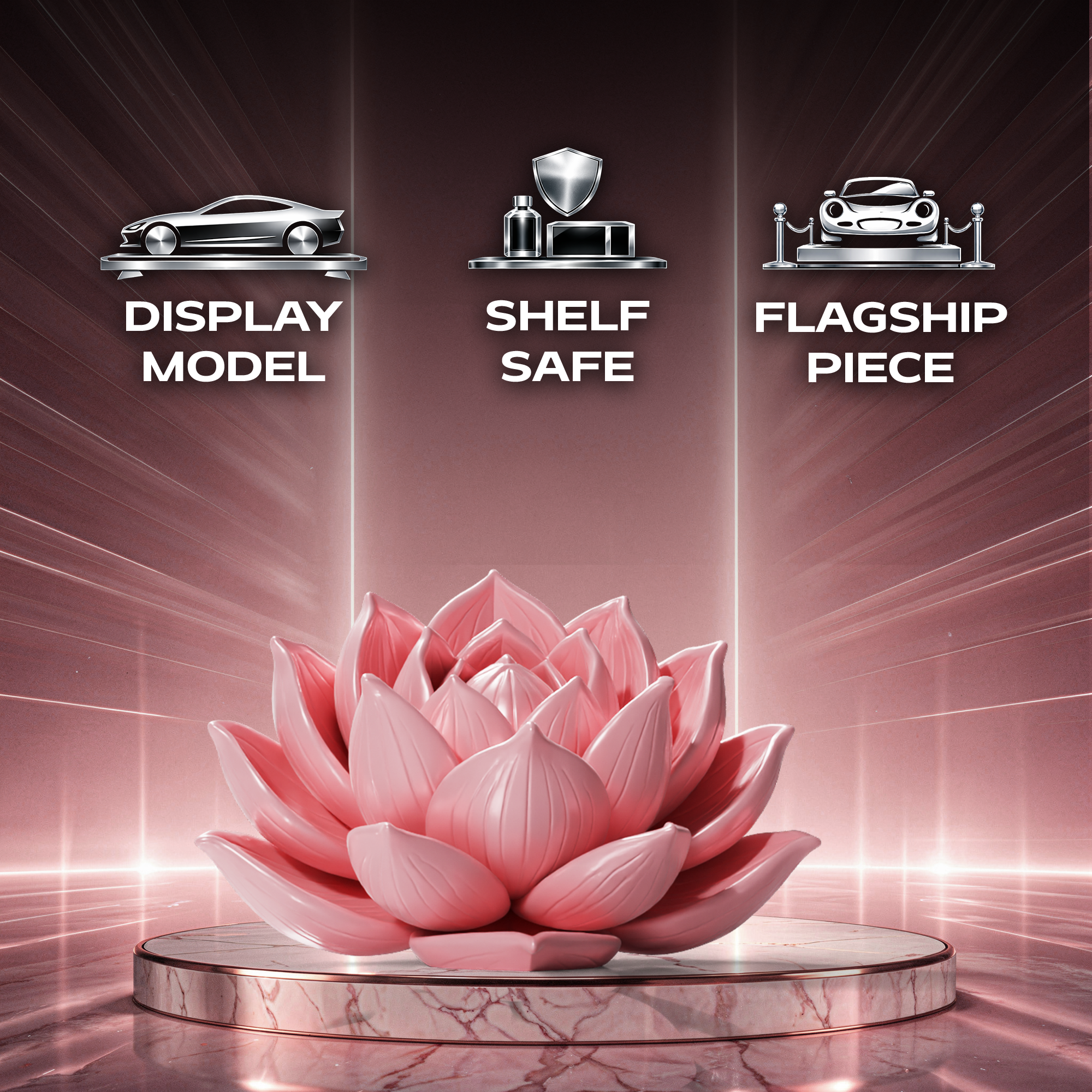 Lotus Flower 3D Print Model