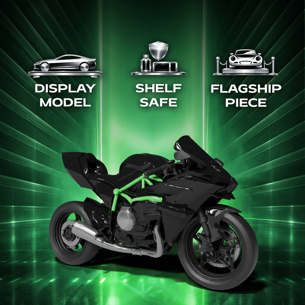 Kawasaki Ninja H2 Motorcycle 3D Print Model