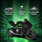 Kawasaki Ninja H2 Motorcycle 3D Print Model
