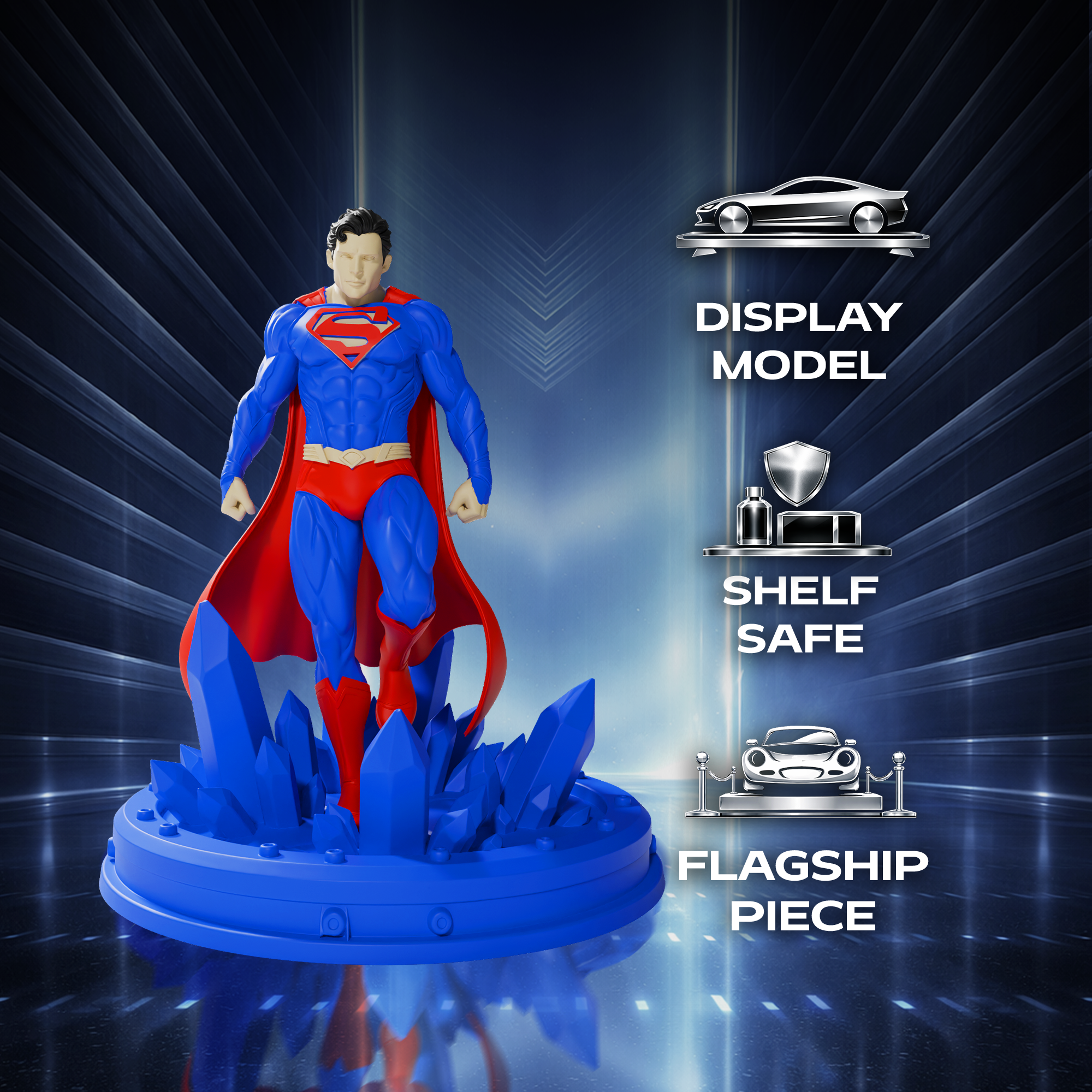 Superman DC Character 3D Print Model