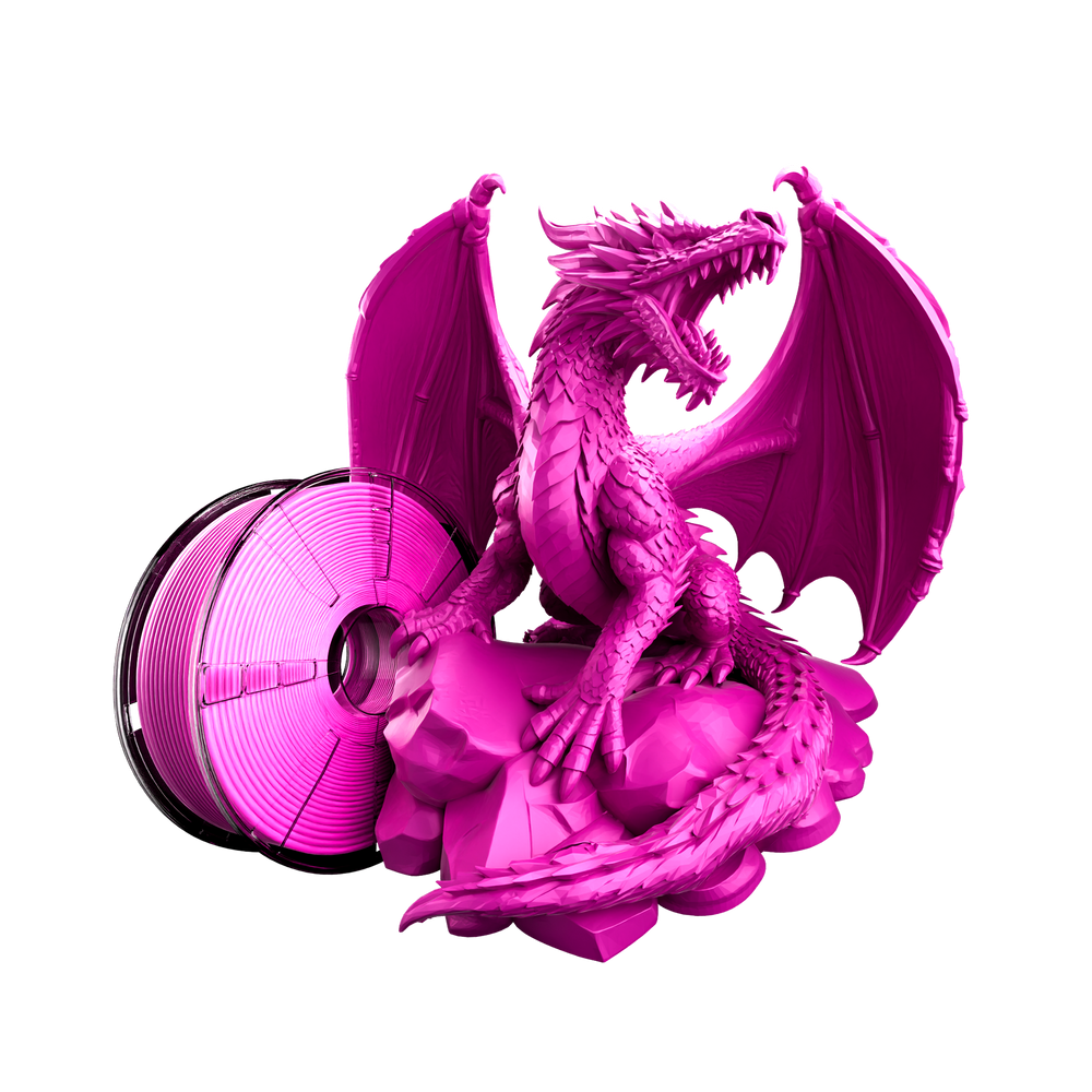 Flexible articulated dragon 3D printed model