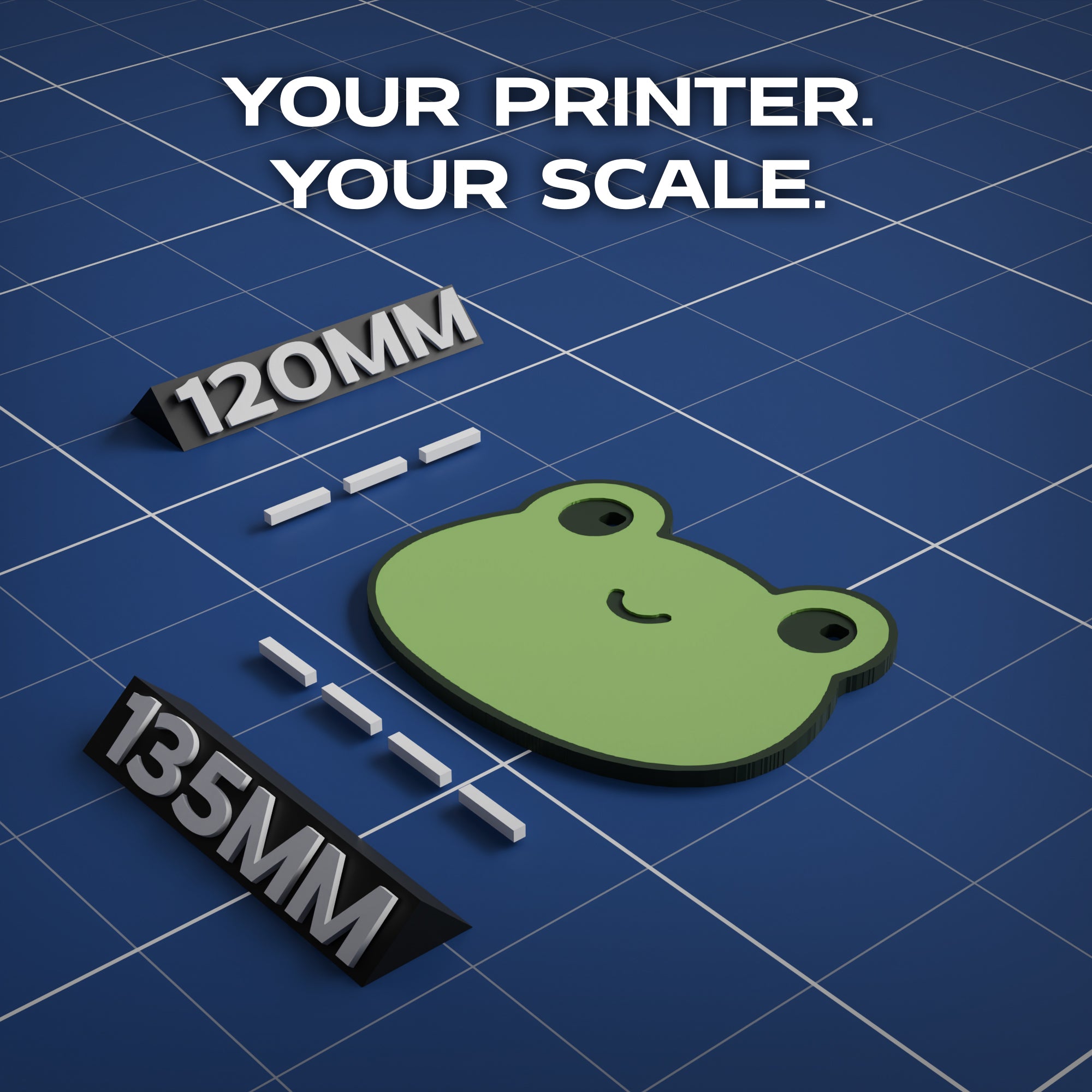 Common Frog Animal Coaster 3D Print Model