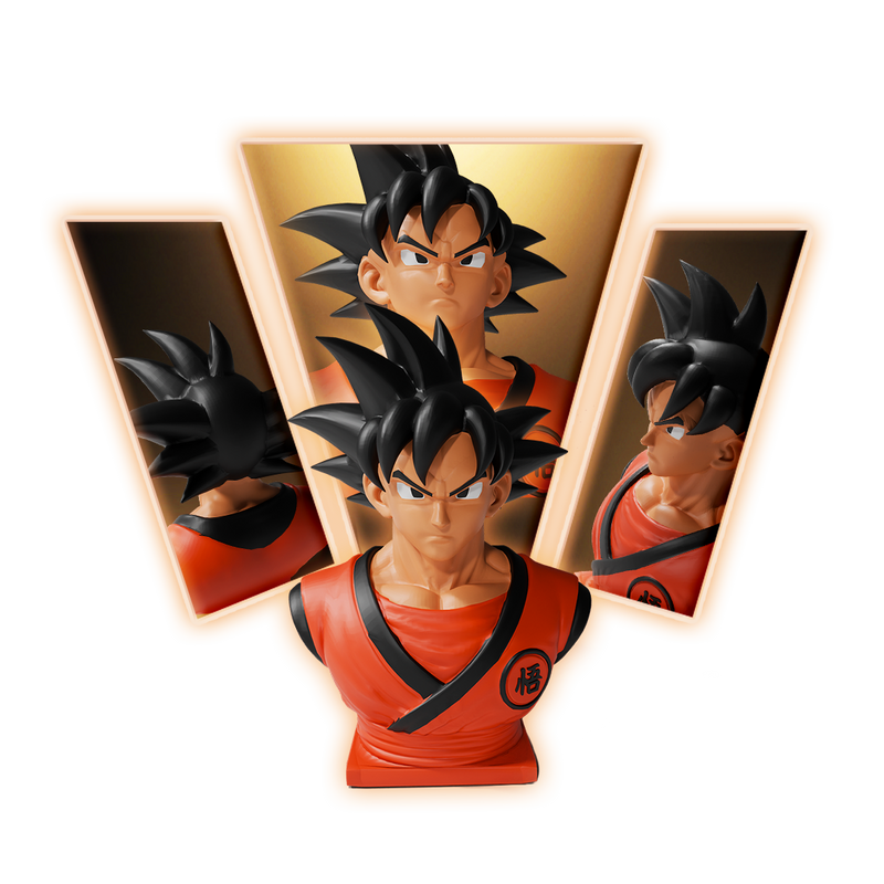 Goku Bust Dragon Ball 3D Print Model