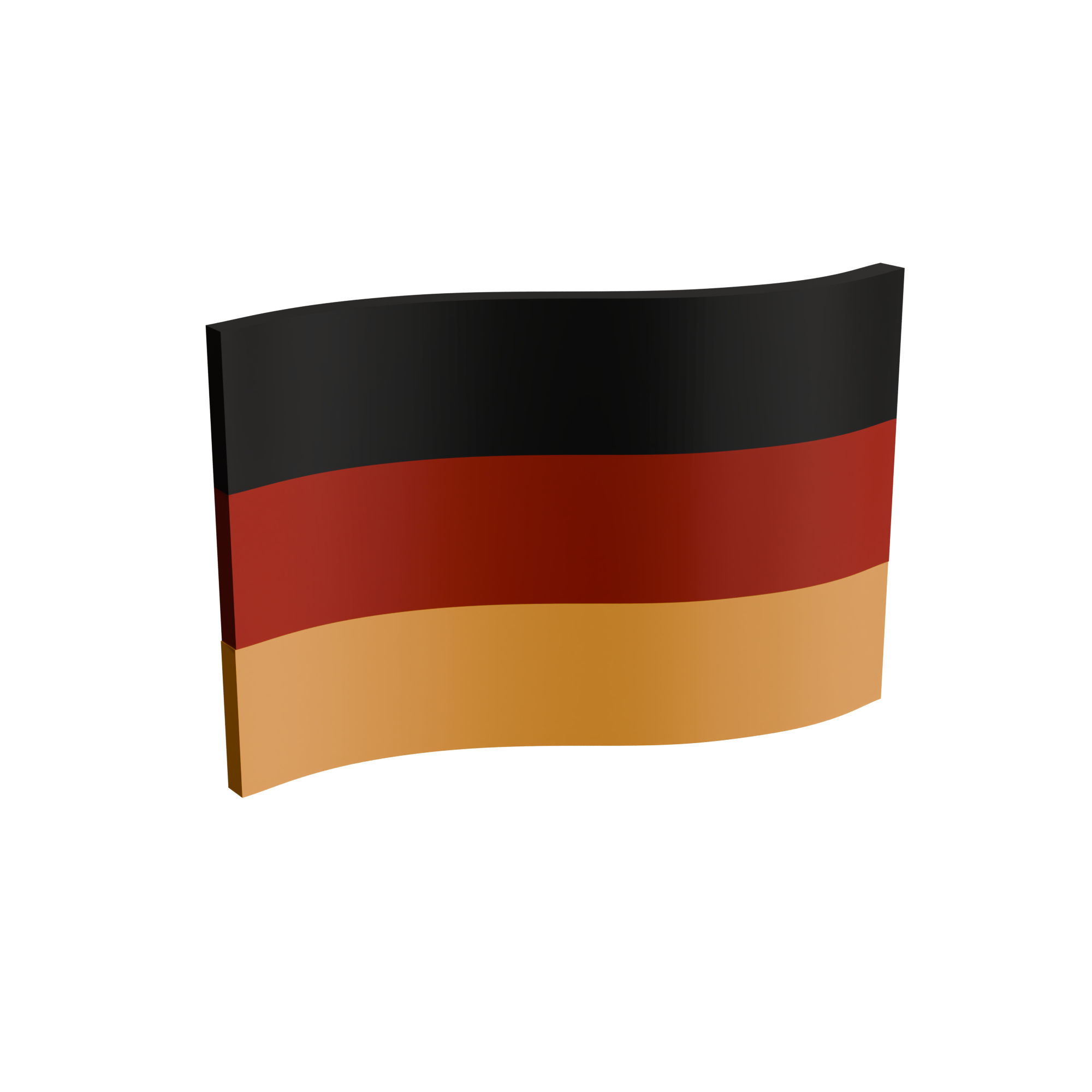 Germany Flag 3D Print Model Main image