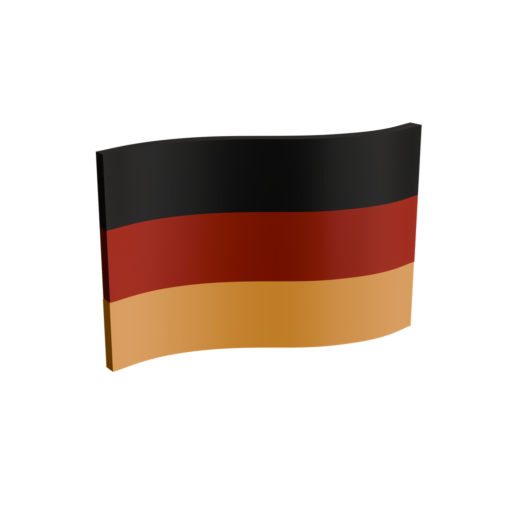 Germany Flag 3D Print Model