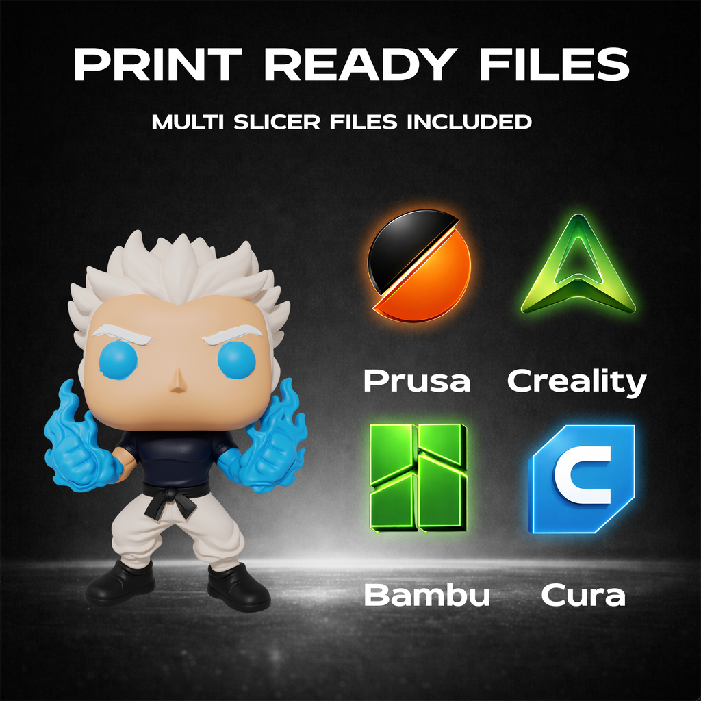 Satoru Gojo Funko Pop 3D Print Model