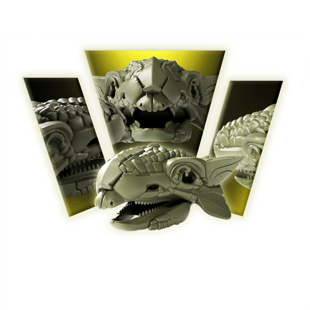 Ankylosaurus Skull 3D Print Model Main image