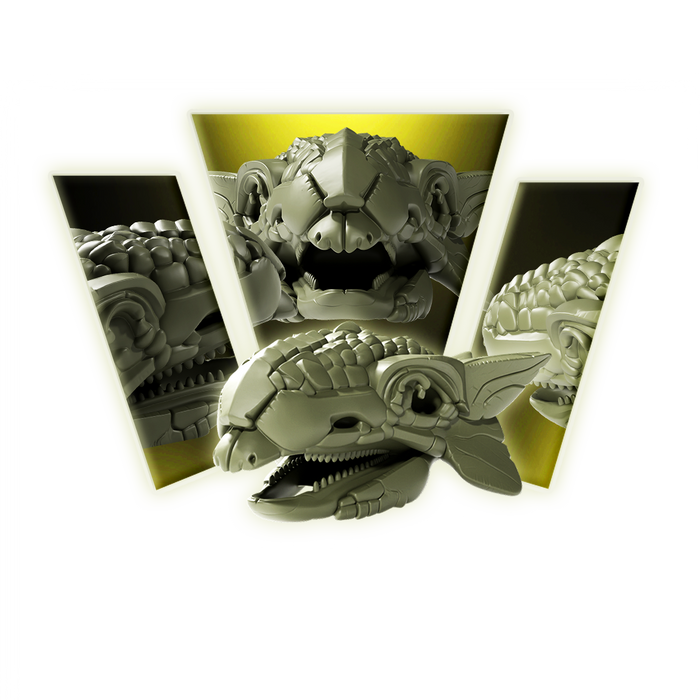 Ankylosaurus Skull 3D Print Model