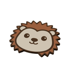European Hedgehog Animal Coaster 3D Print Model