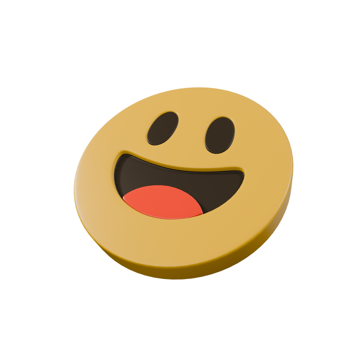 Happy Smiling Face Emoji Coaster
