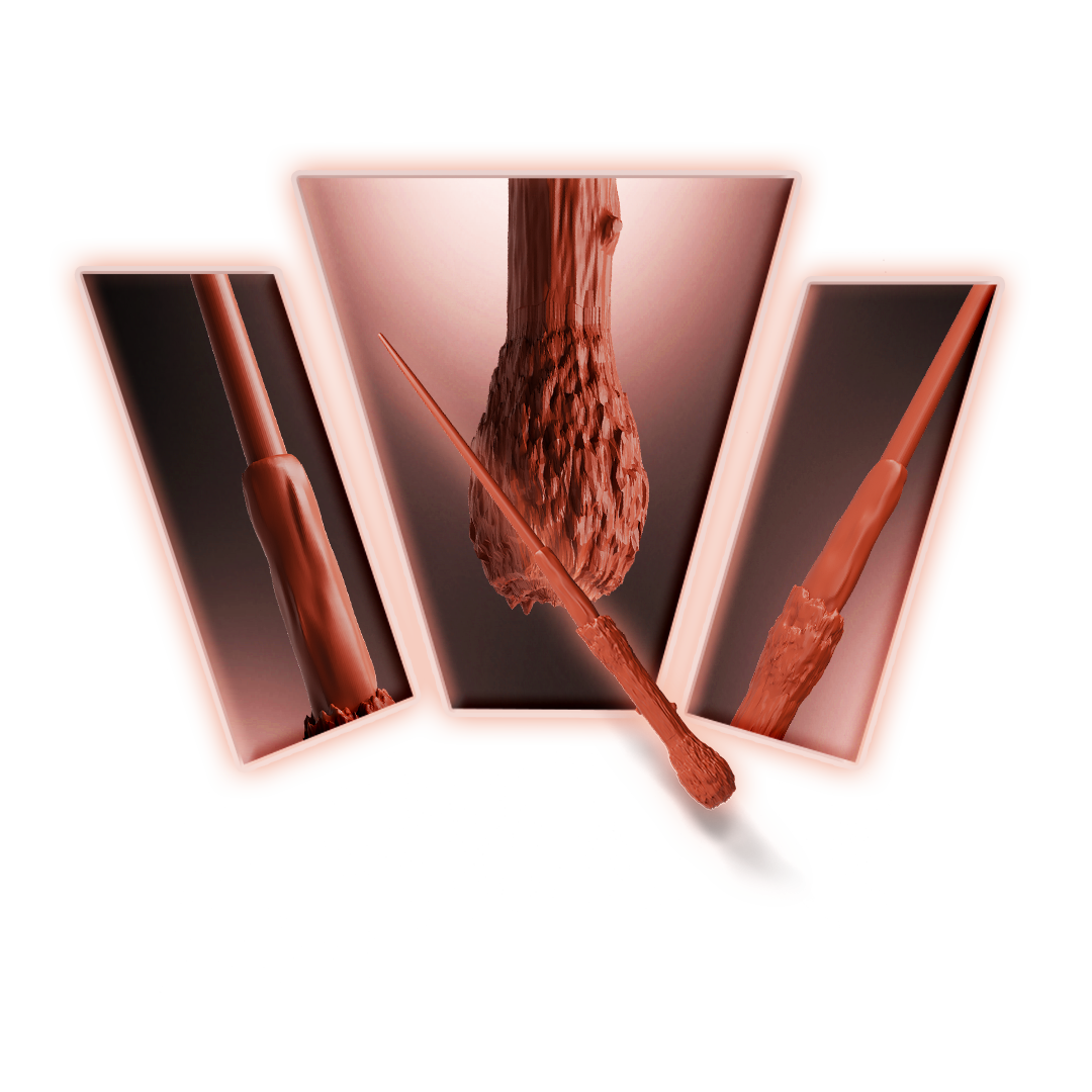 Harry Potter's Holly Wand 3D Print Model