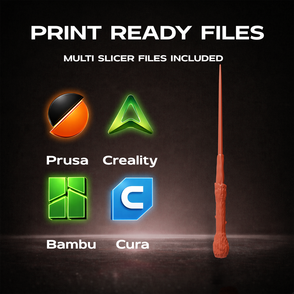 Harry Potter's Holly Wand 3D Print Model