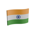 India Flag 3D Print Model