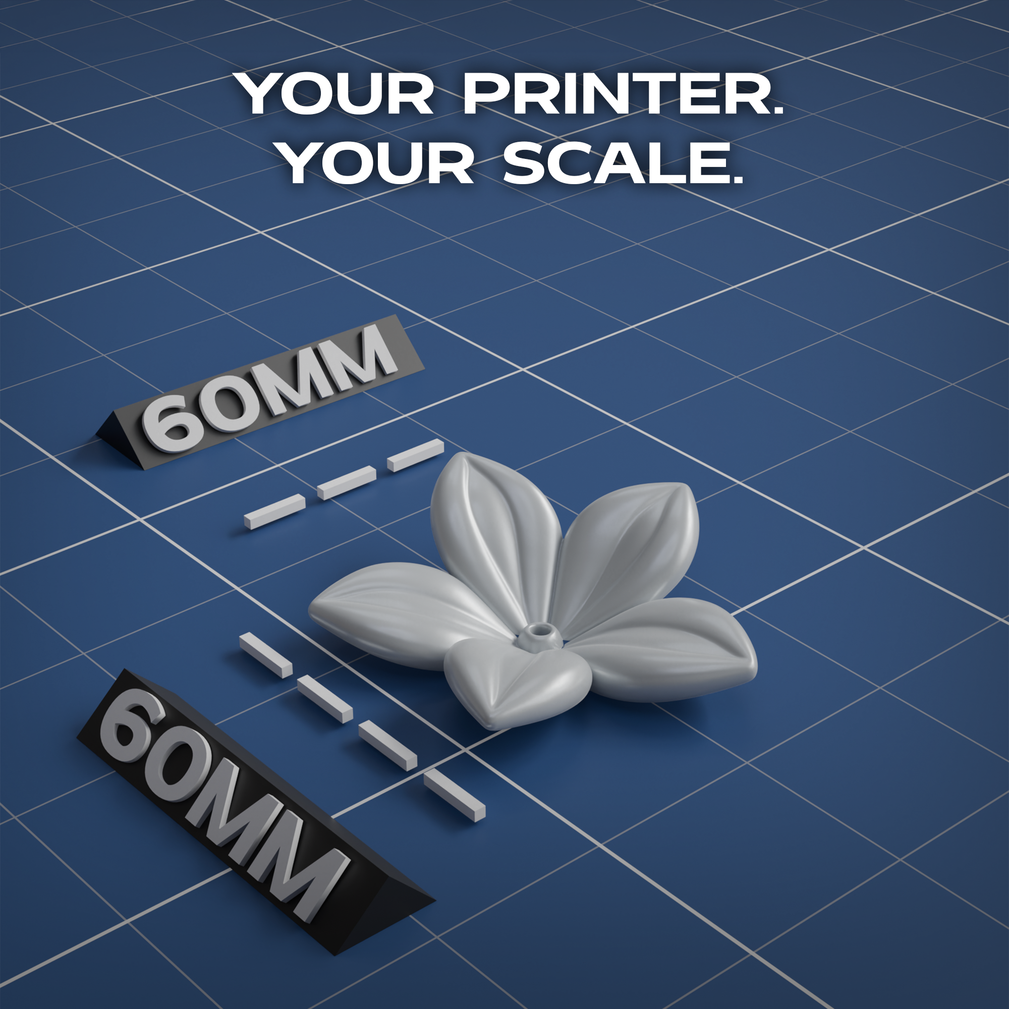 Jasmine Flower 3D Print Model