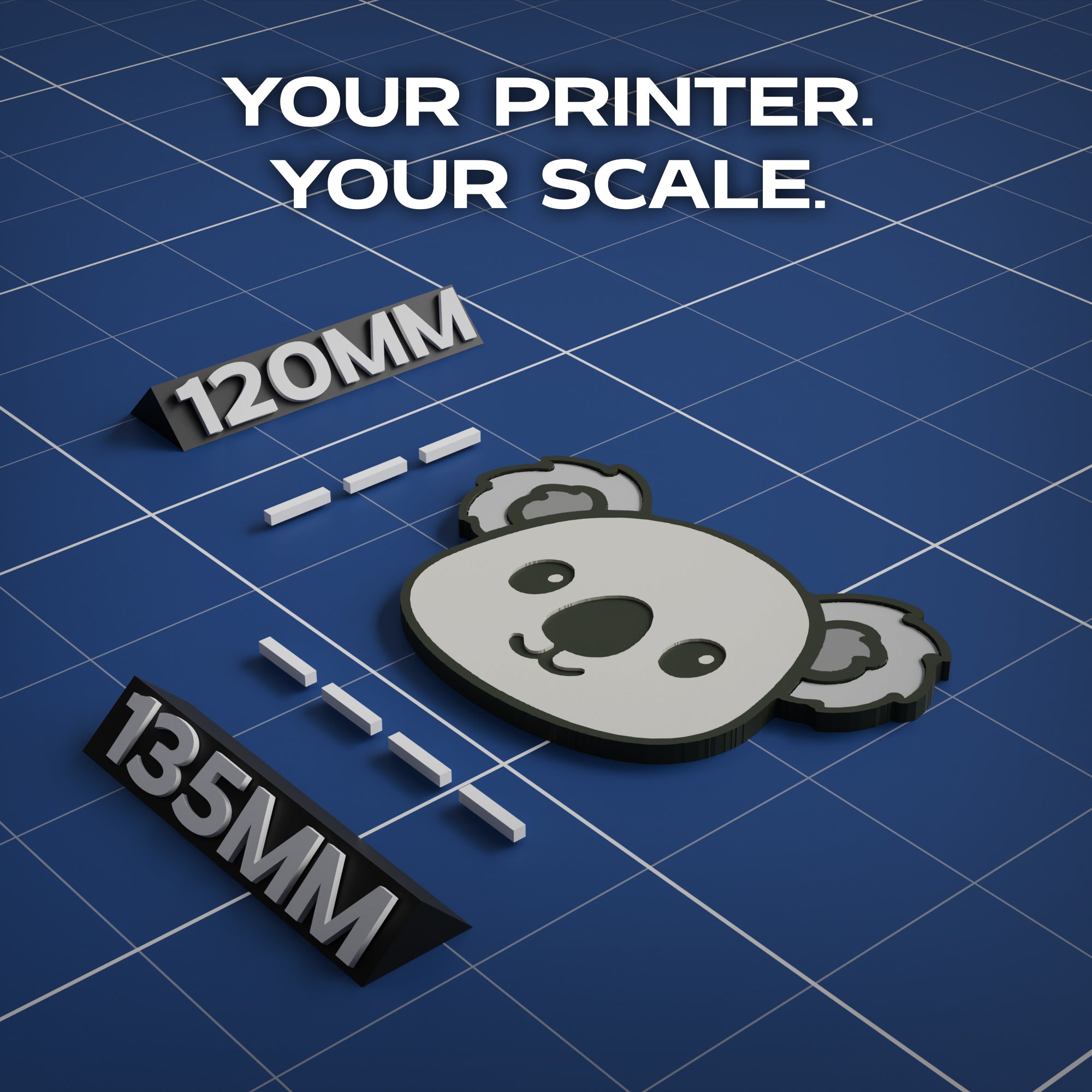 Koala Animal Coaster 3D Print Model Secondary image