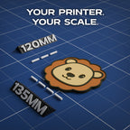 African Lion Animal Coaster 3D Print Model