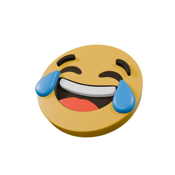 Tears of Joy Emoji Coaster