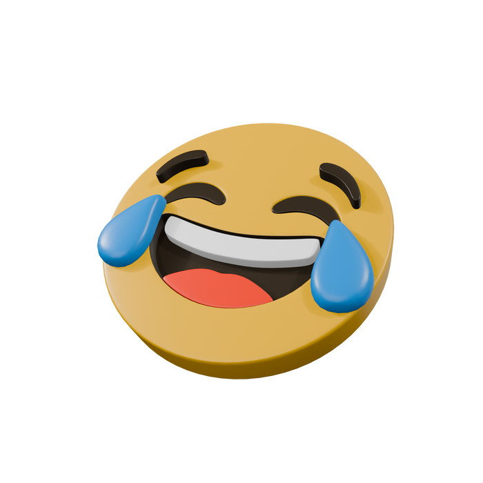 Tears of Joy Emoji Coaster