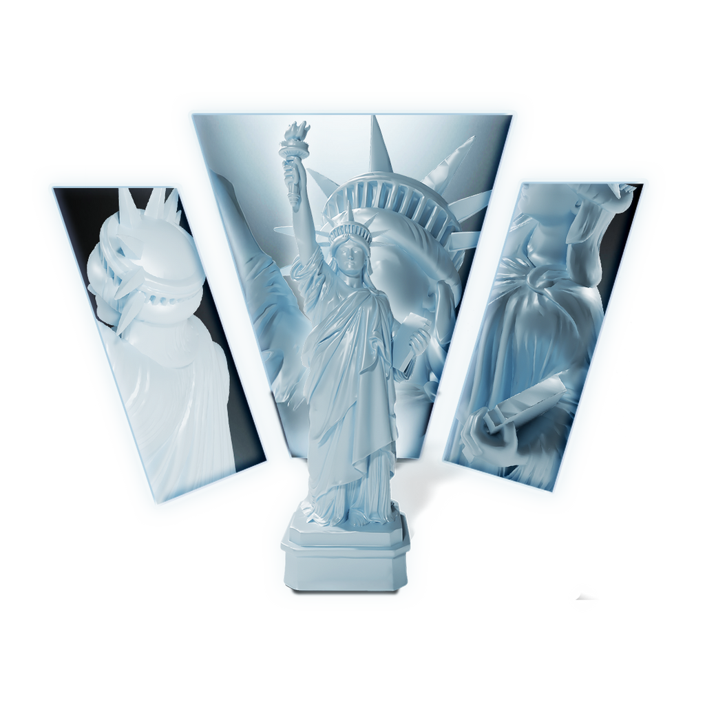 Statue of Liberty Monument 3D Print Model