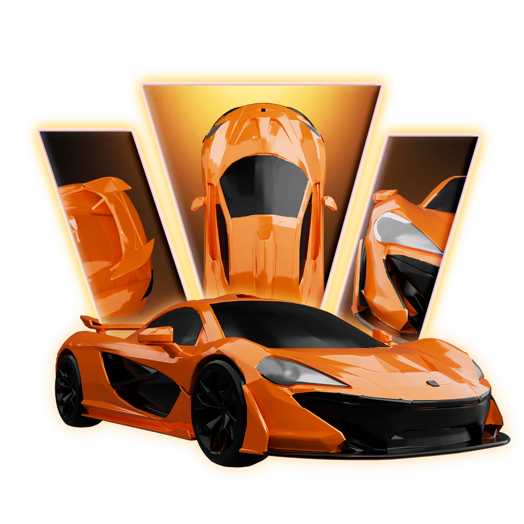 McLaren P1 Supercar 3D Print Model