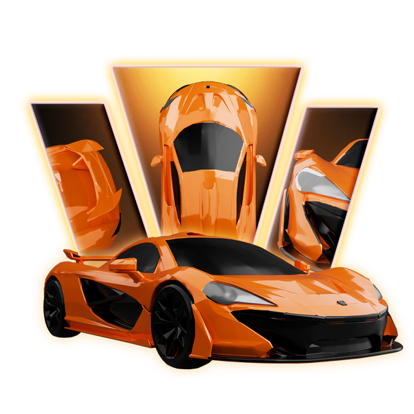 McLaren P1 Supercar 3D Print Model