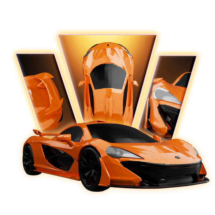 McLaren P1 Supercar 3D Print Model