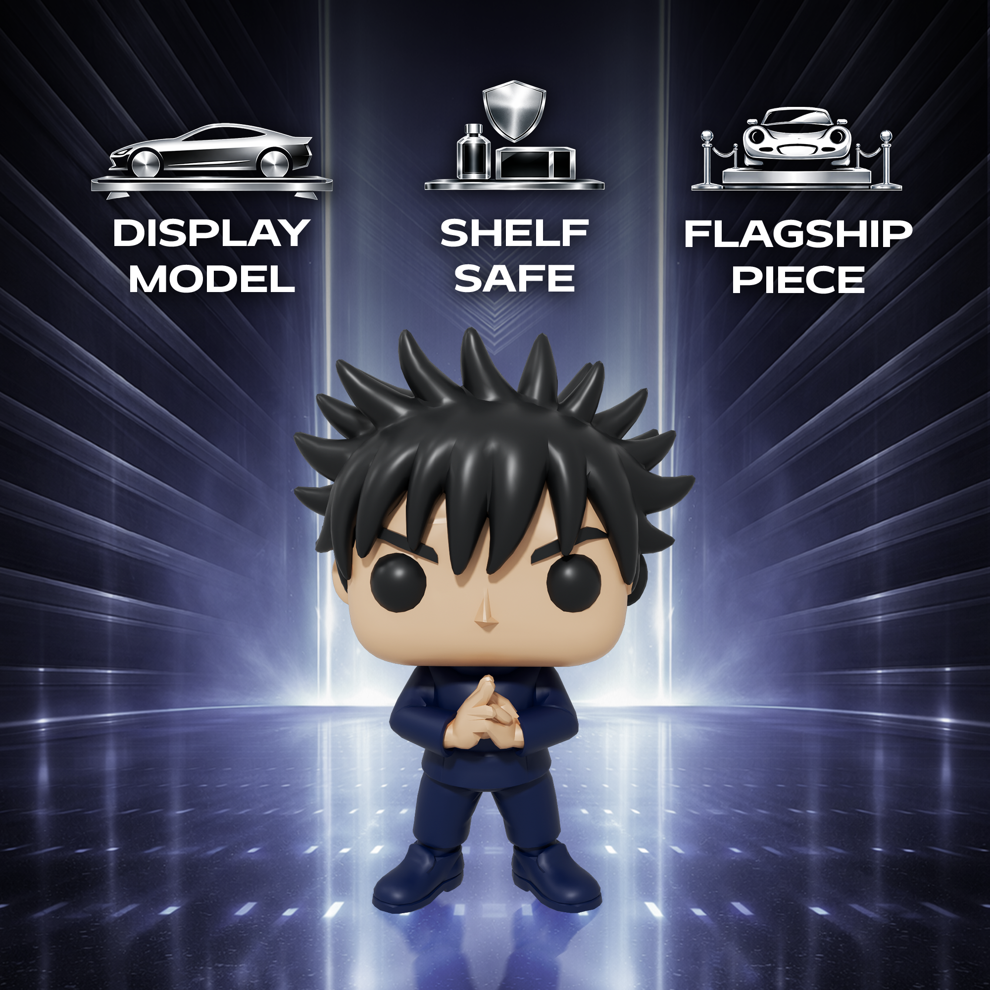 Megumi Fushiguro Funko Pop 3D Print Model