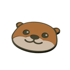 Asian Small-Clawed Otter Animal Coaster 3D Print Model