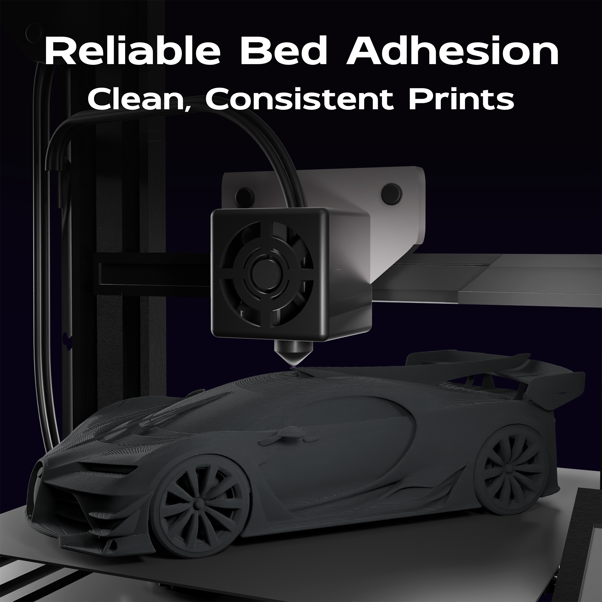 Black Matte PLA 1kg