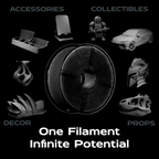 Black Matte PLA 1kg