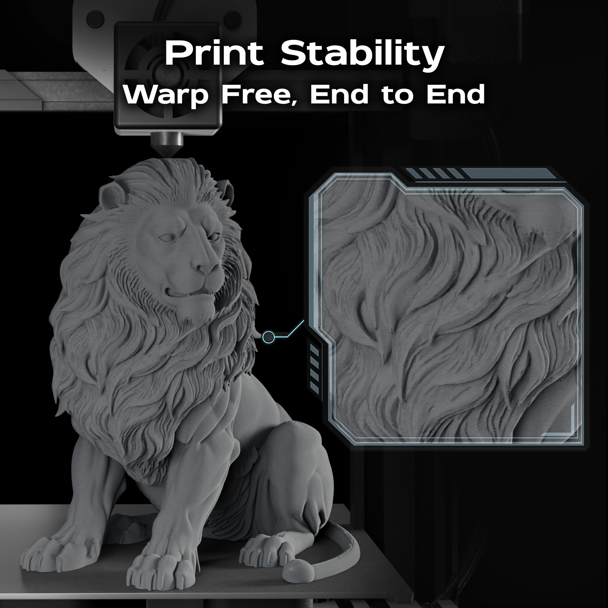 Graphite Grey Matte PLA 1kg