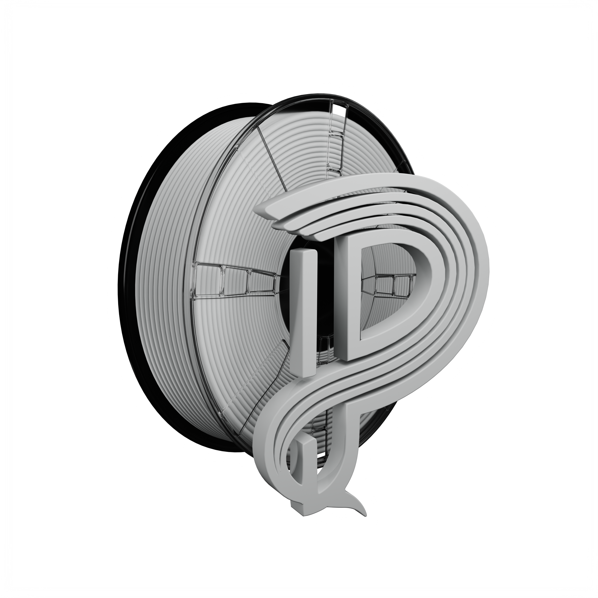 Cool Grey Matte PLA 1kg Main image