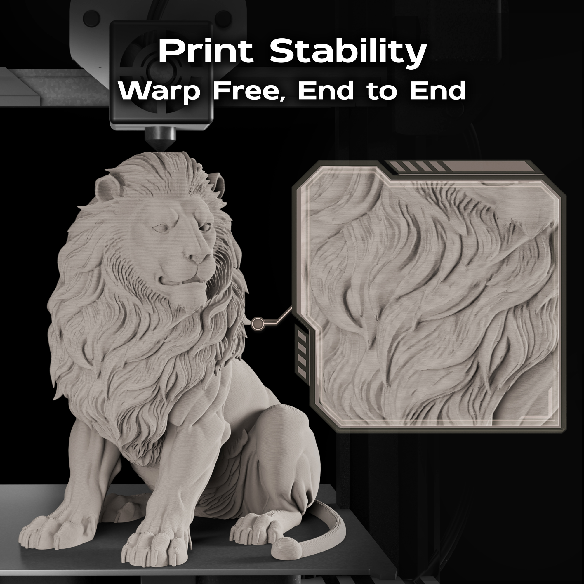 Warm Grey Matte PLA 1kg